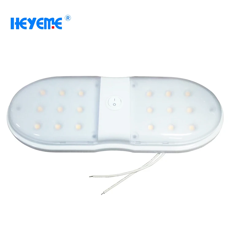 Led Surface Flush Mount Bus Interior Caravan Ceiling Dome Roof Light 12V/5W For Marine/Boat/RV/Trailer