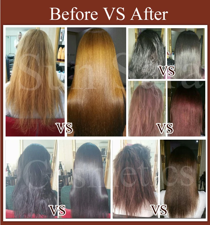 Keratin Hair Straightening Treatment Hair Protein Chocolate