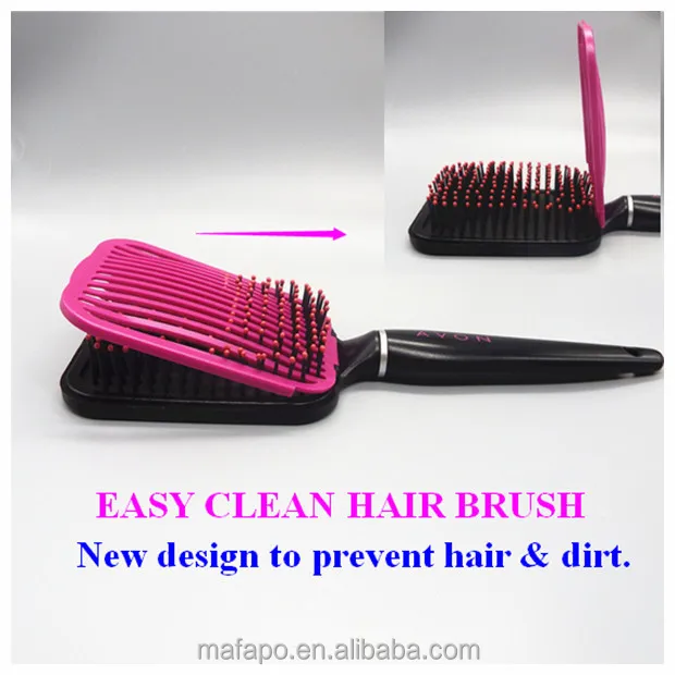 how to clean a round brush