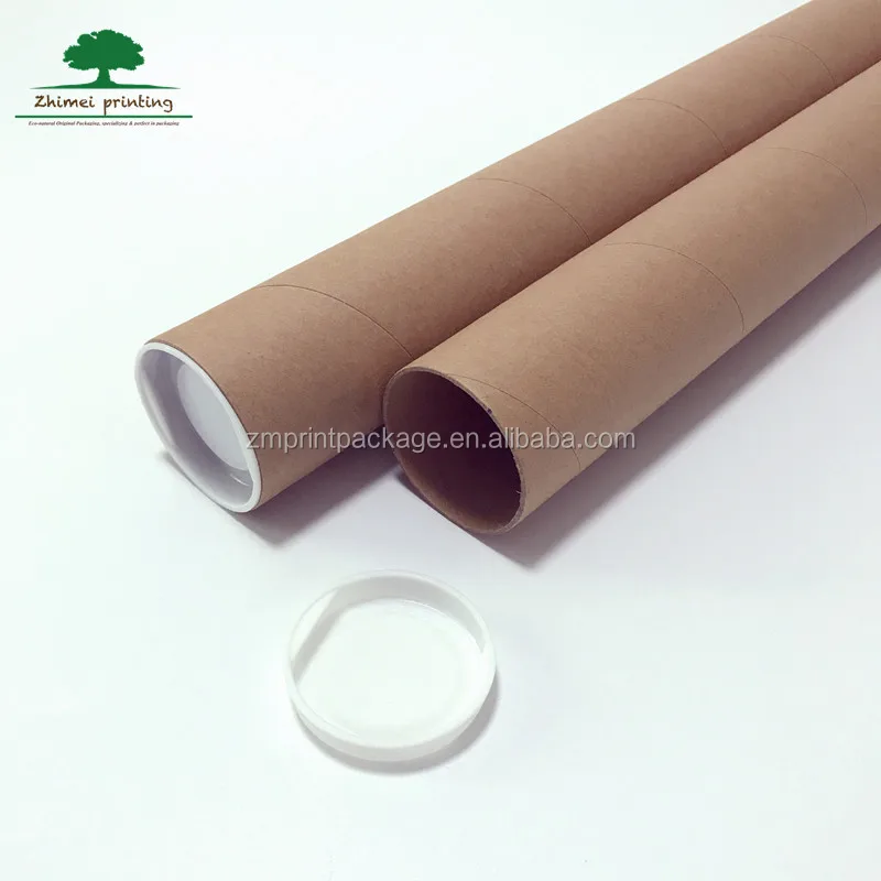 2mm Thickness Cardboard Kraft Paper Cardboard Shipping Tube Poster