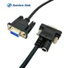 D-sub 9pin female to male with DC 5.5x2.1mm connector cable db9 cable D-sub adapter