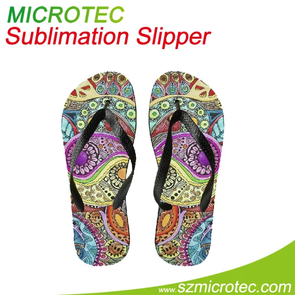 Rubber sublimation flip flop