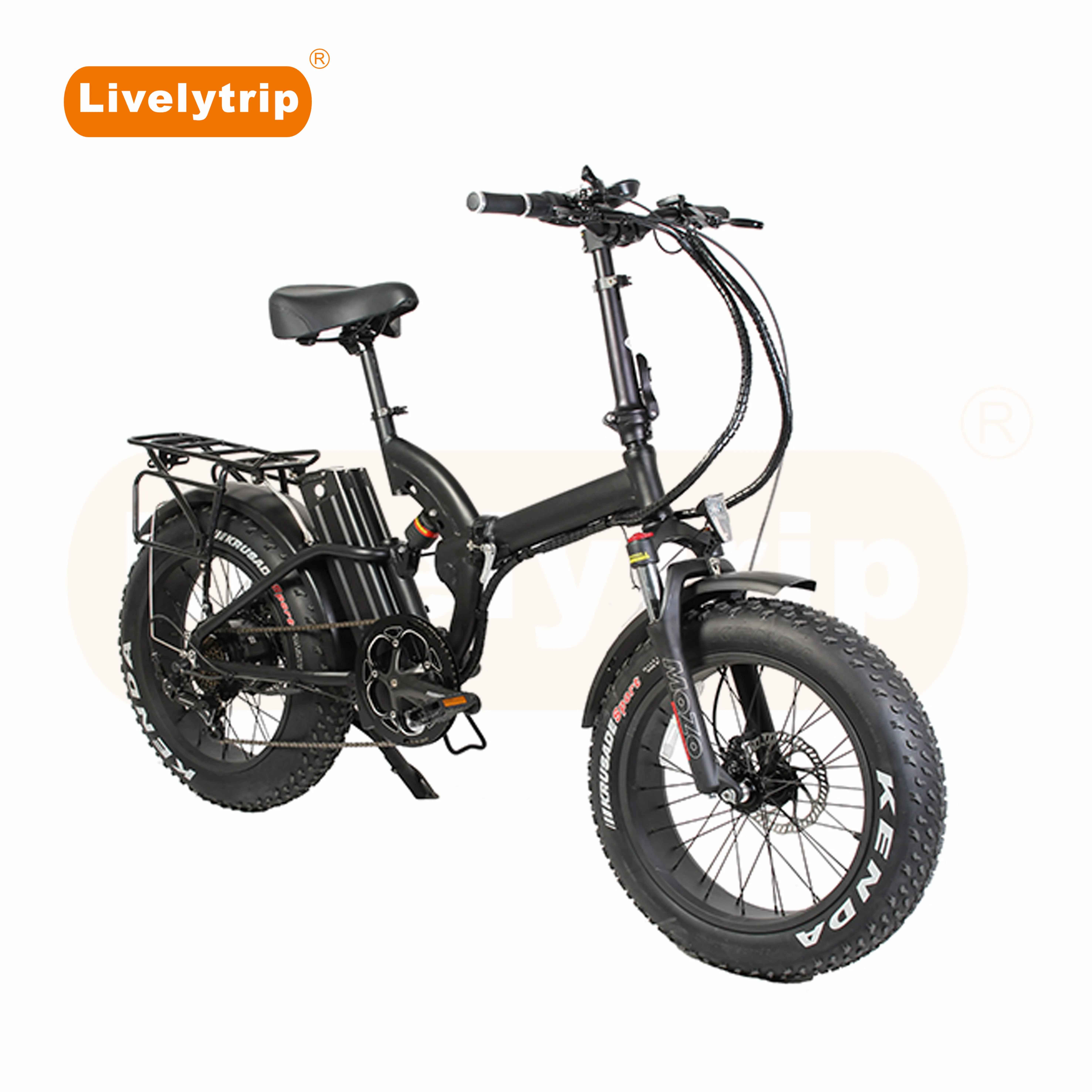 fat tire full suspension ebike