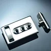 3 pin steps adjust shining plating decorative metal fittings for purse bag lock