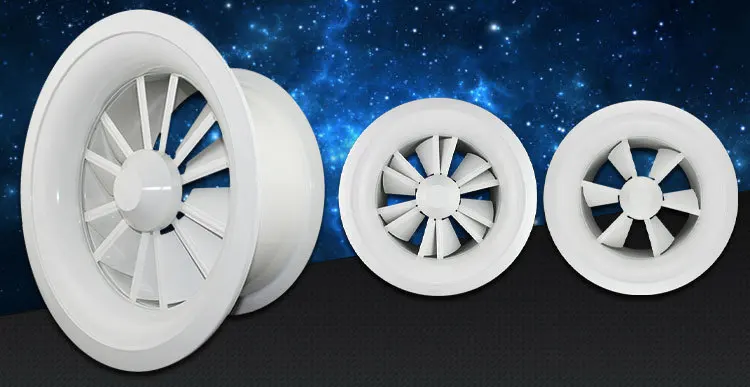 Aluminium Ceiling Swirl Air Diffusers Aluminium Ceiling Swirl Air Diffusers