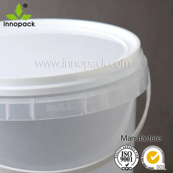 Wholesale 5l Transparent Pp Plastic Bucket For Fairy Floss With Lid And ...