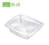 32oz salad bowl packaging takeaway delivery blister food container with lid disposable OPS material bento box