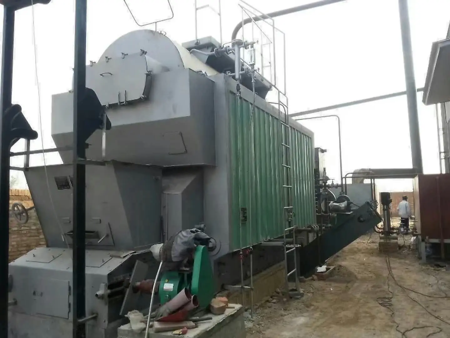Dzl Horizontal Series 10 Ton Coal Fired /wood Chip Steam Boiler For