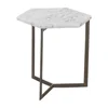 36 x 36 coffee table with x-base marble/gold article marble table top