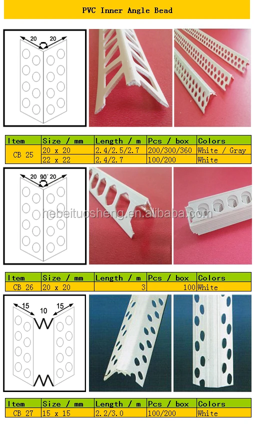 Perforated Round Hole Pvc Drywall Corner Bead Buy Pvc Corner Bead,Pvc