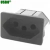 Brazil AC output socket H type wall mounted electrical power socket