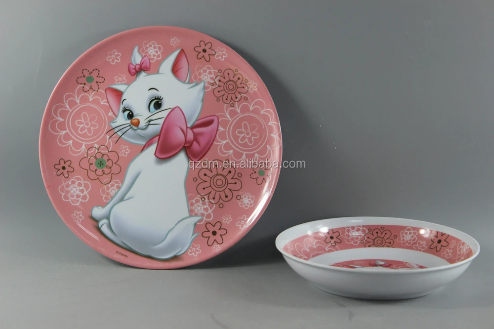 2015 New Design Melamine Plates And Bowls For Kids
