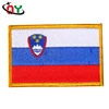 Custom Safty Sewing Patch National Flag Embroidery Patch For Different Country