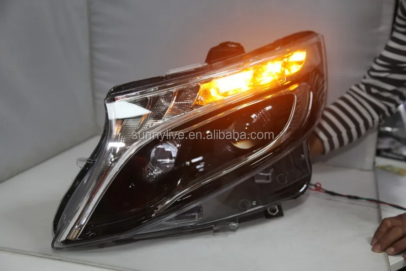 For Mercedes-Benz v260 VITO LED Head Lamp full led light 2016-2017