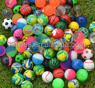 25mm,32mm,45mm novelty assorted super bouncy balls super bounce