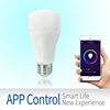 E27 China Light 7W 5W Smart Lighting light bulb led smart charge colorful smart bulb with Alexa goole home and WIFI control
