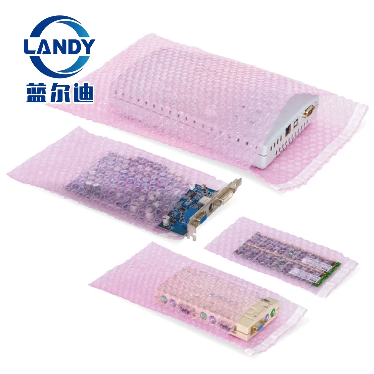 Recyclable Biodigradable Bio Bubble Plastic Wrap Zipper Pouch,Zipper