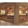 Commercial Shop Transparent Plastic Polycarbonate Roller Shutter Door PVC Panels Automatic Roll Top Garage Doors