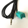 Car Mini ISO 6 Pin RCA Cable Adapter for Bla-punkt CD Changer for VW AUDIS