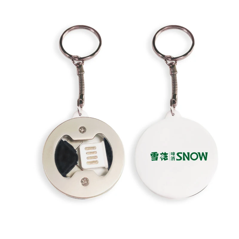 Factory bottle opener keychain usb cable 3 in 1 key ring muliti-function usb charger for ios for android for type c - ANKUX.COM