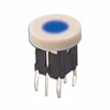 Micro Illuminated Pushbutton Tact Switch With Blue LED