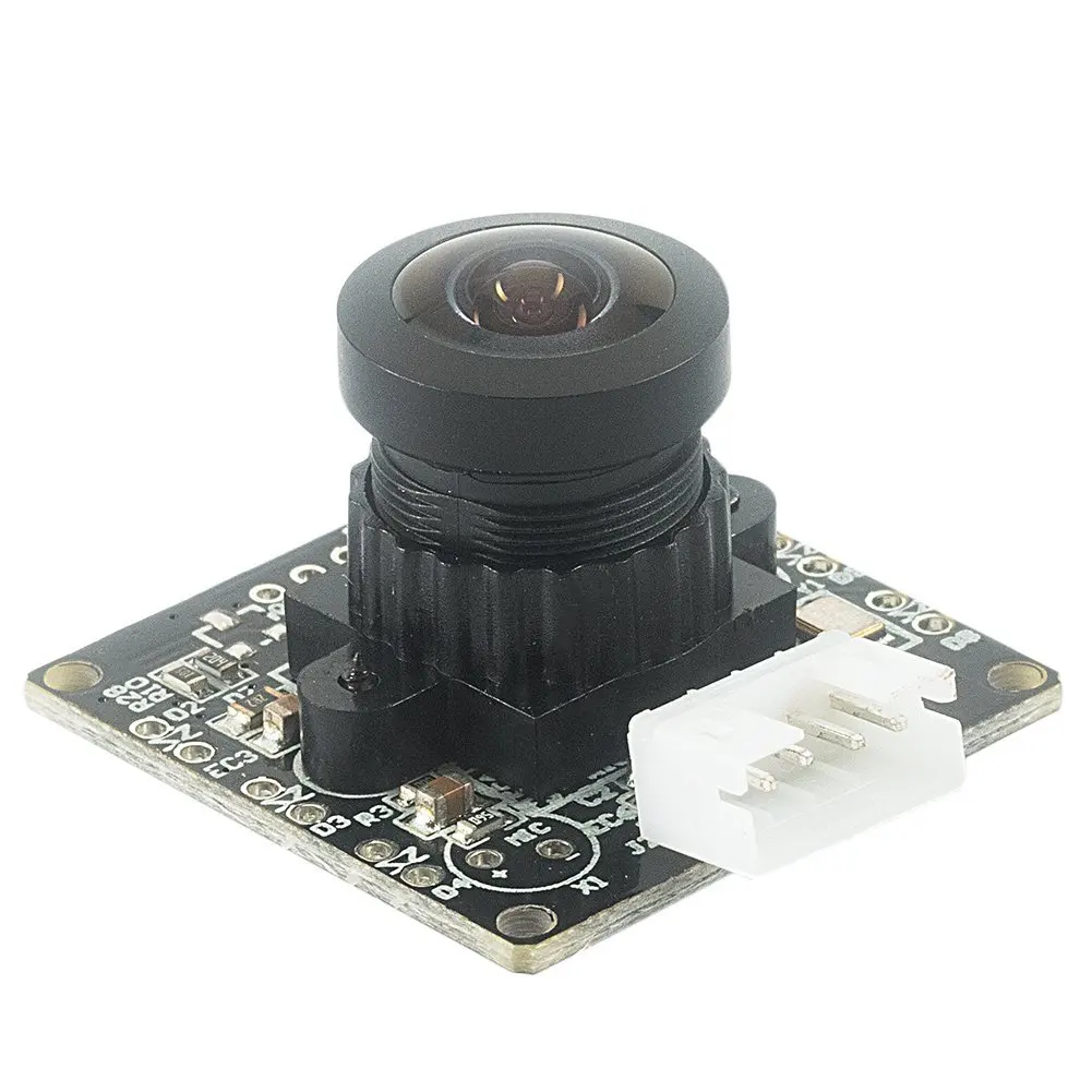 Spinel VGA USB Camera Module OV7725 with 180 degree (D) Lens, Support 640x480@60fps, UVC Compliant, Support most OS, Focus Adjustable, UC03MPA_D180