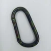 Customize Artificial grain flower pattern aluminum Carabiner spring hook