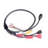 CCTV waterproof IP camera network alarm cable with RJ45 plug and POE injector