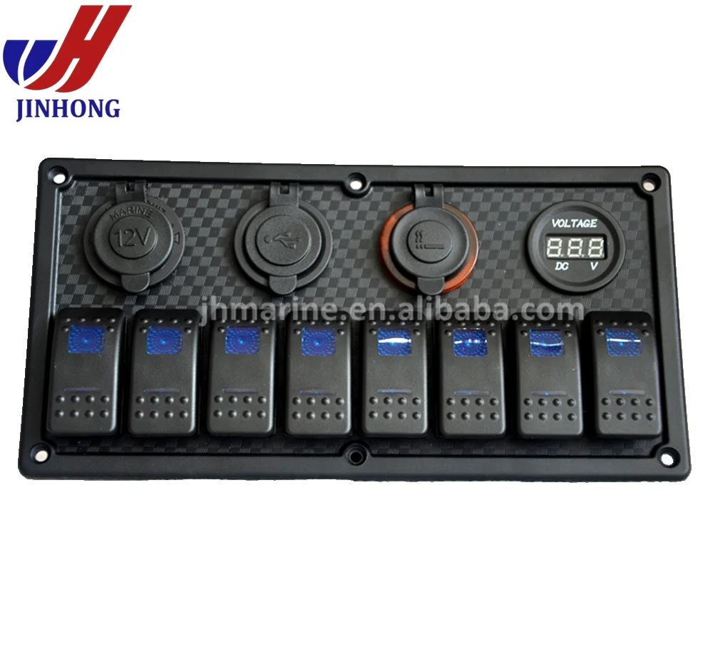 Hot Aluminum Marine Boat Navigation Light Control Switch Panel Buy