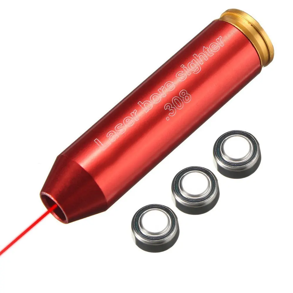 US Red Laser .243/308 WIN 7MM-08 REM Scope Zeroing Bore Sight Catridge Boresight