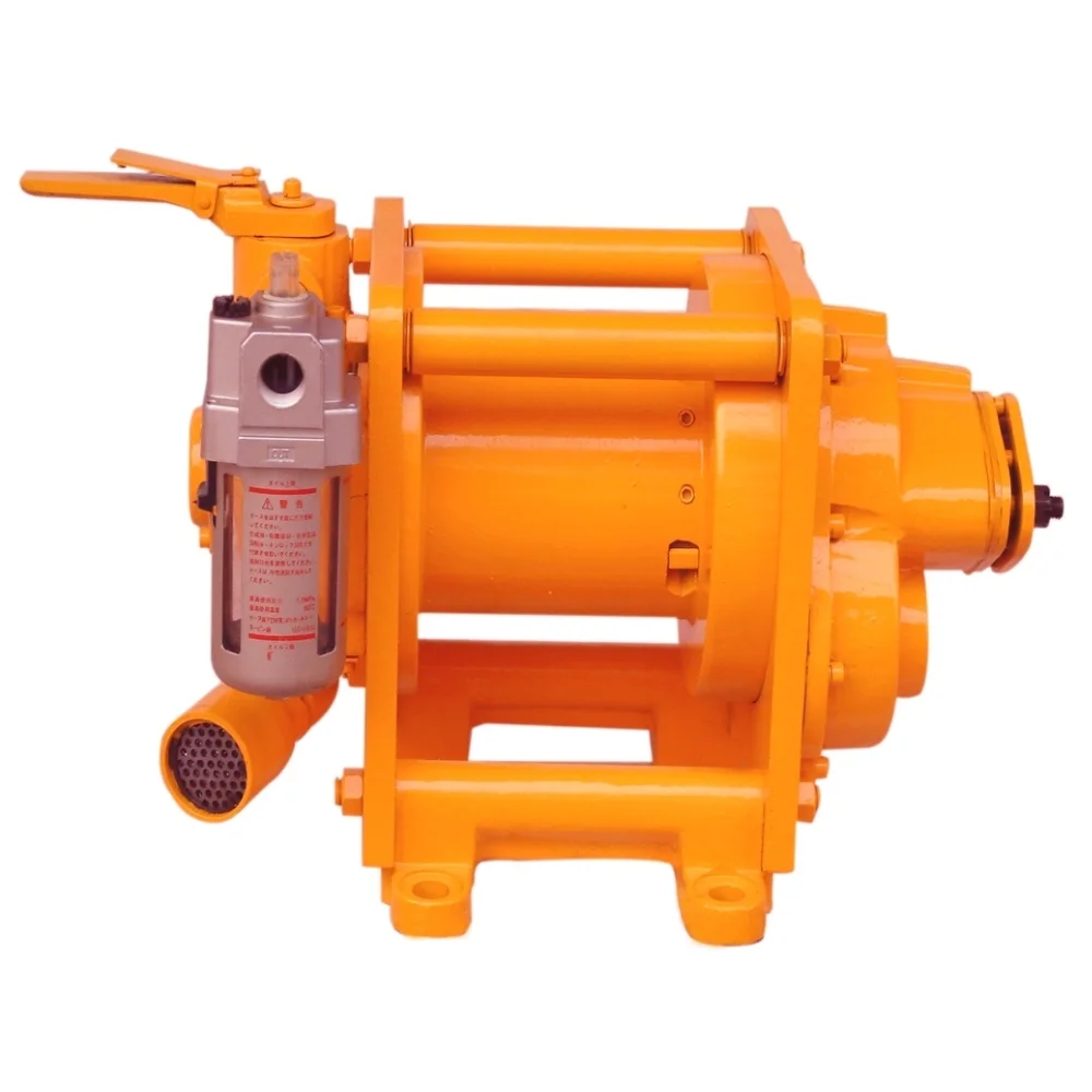 vane type air winch aw75 with automatic disc brake for mining
