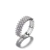 Wholesale Price Fashion Engagement Jewelry 925 Silver Simple and Generous Ring