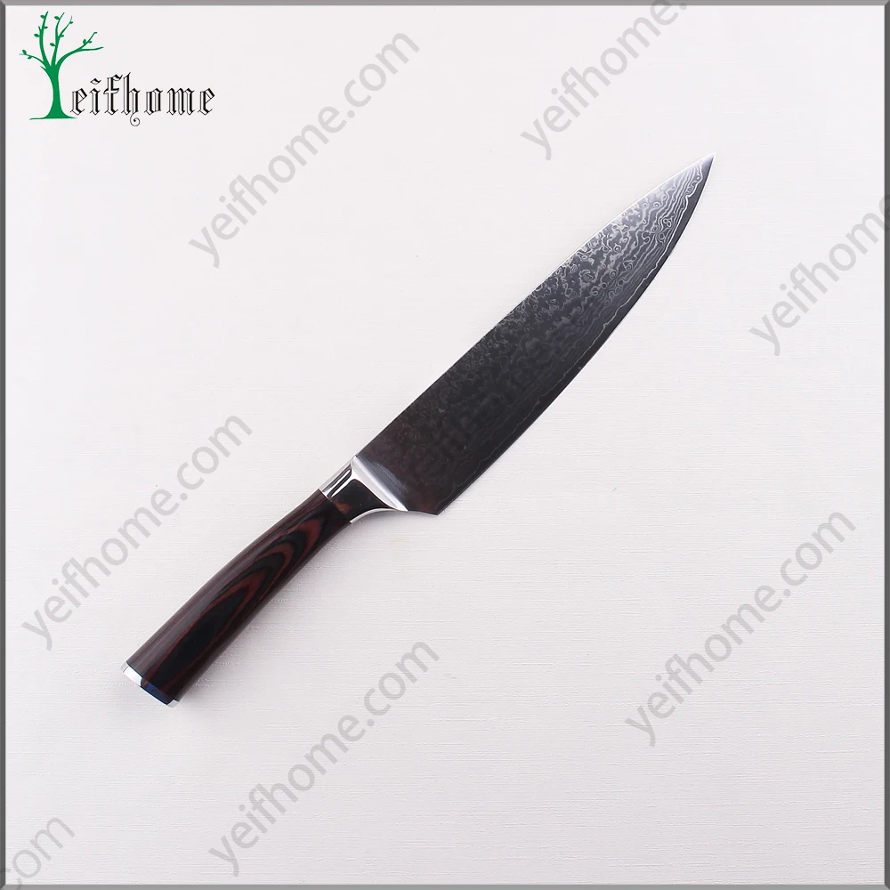 High Quality Lasting damascus kitchen knife