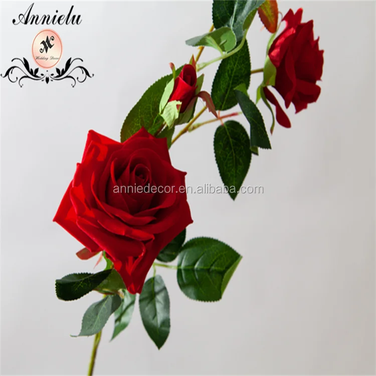 Wholesale Newly-designed Wedding and Home Decoration Silk Rose Artifical Flower