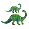 New Wholesale Iron Embroidery Handcut Dinosaur Patches