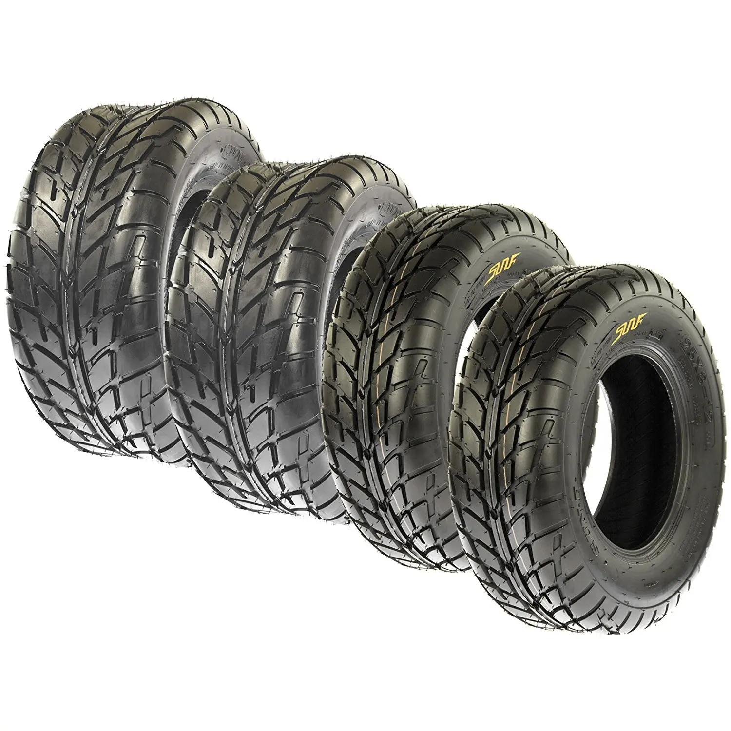 SunF A050 AT Mud & Trail 25x812 ATV UTV Tires Tubeless 6PR