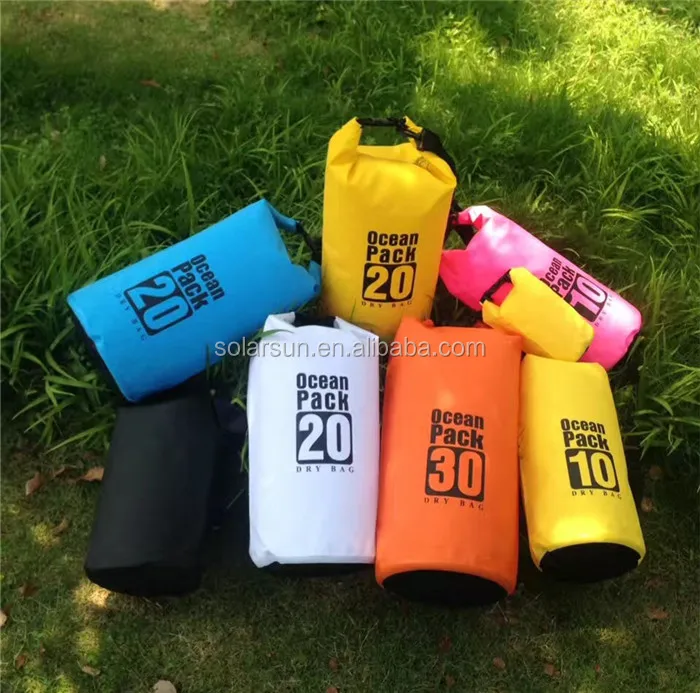 Outdoor Sports Functional Camping Floating Pack Dry Bag, Custom Logo 5L 10 Lite PVC Tarpaulin Waterproof dry bag backpack