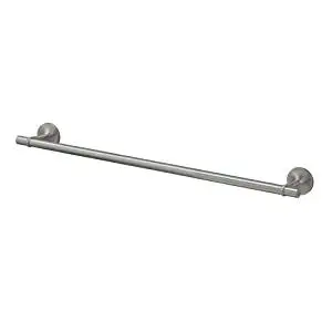 Gatco 4570 Dove 3/4-Inch Diameter 24-Inch Length Towel Bar, Satin Nickel by Gatco