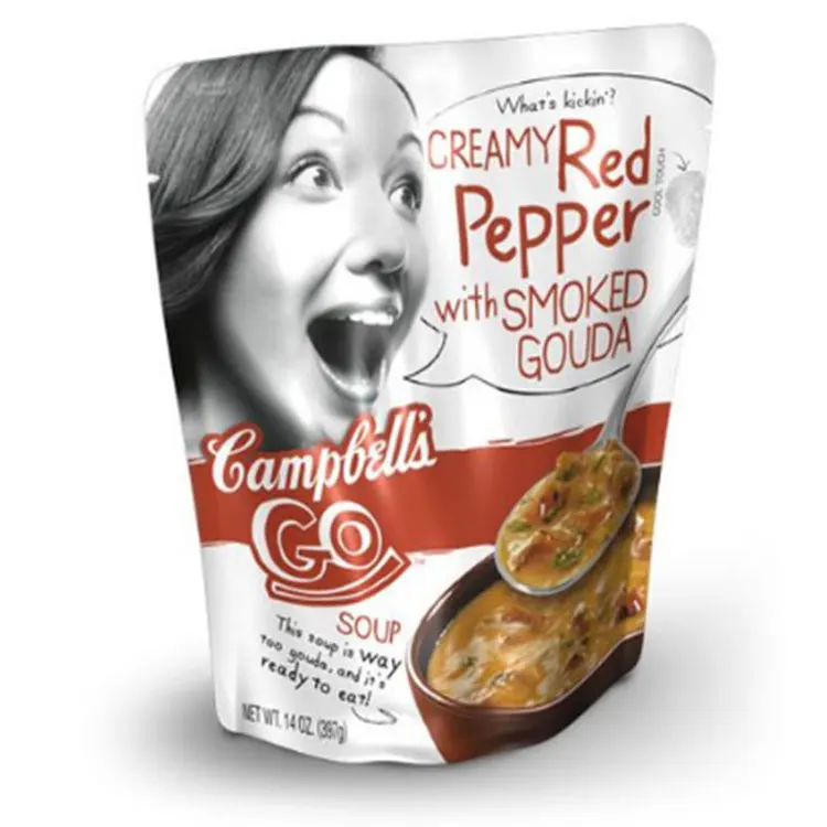 Суп Кэмпбелл. Soup упаковка. Campbell Soup реклама. A Bag of Soup.