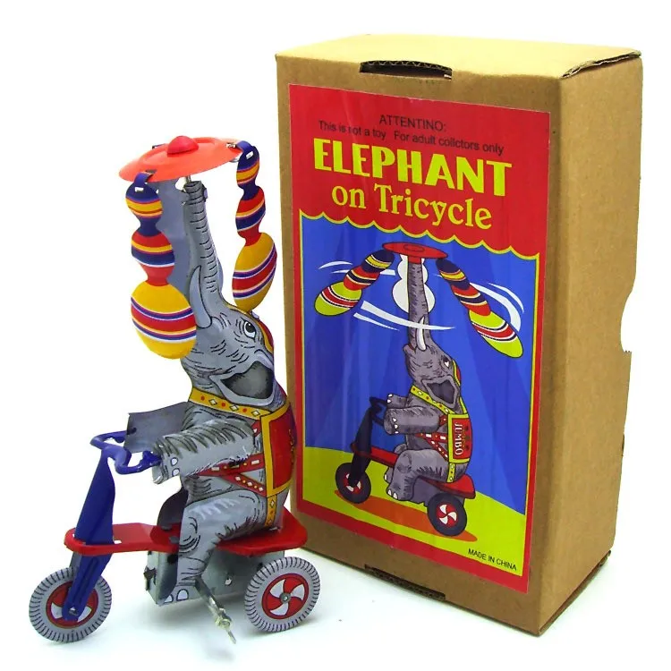 tin toy elephant