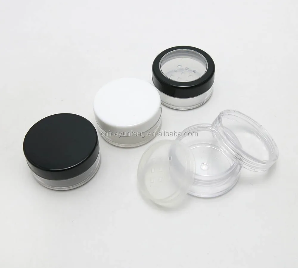 Empty 5g Rotating Sifter Jar,Loose Powder Case,Loose Powder Container