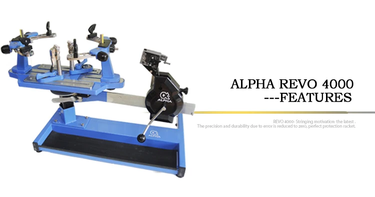 Alpha Manual Revo 4000 Racquet Stringing Machine - Buy Racket Stringing ...