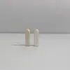 Metallic Glossy White Aglet Tip for Sweater Cord