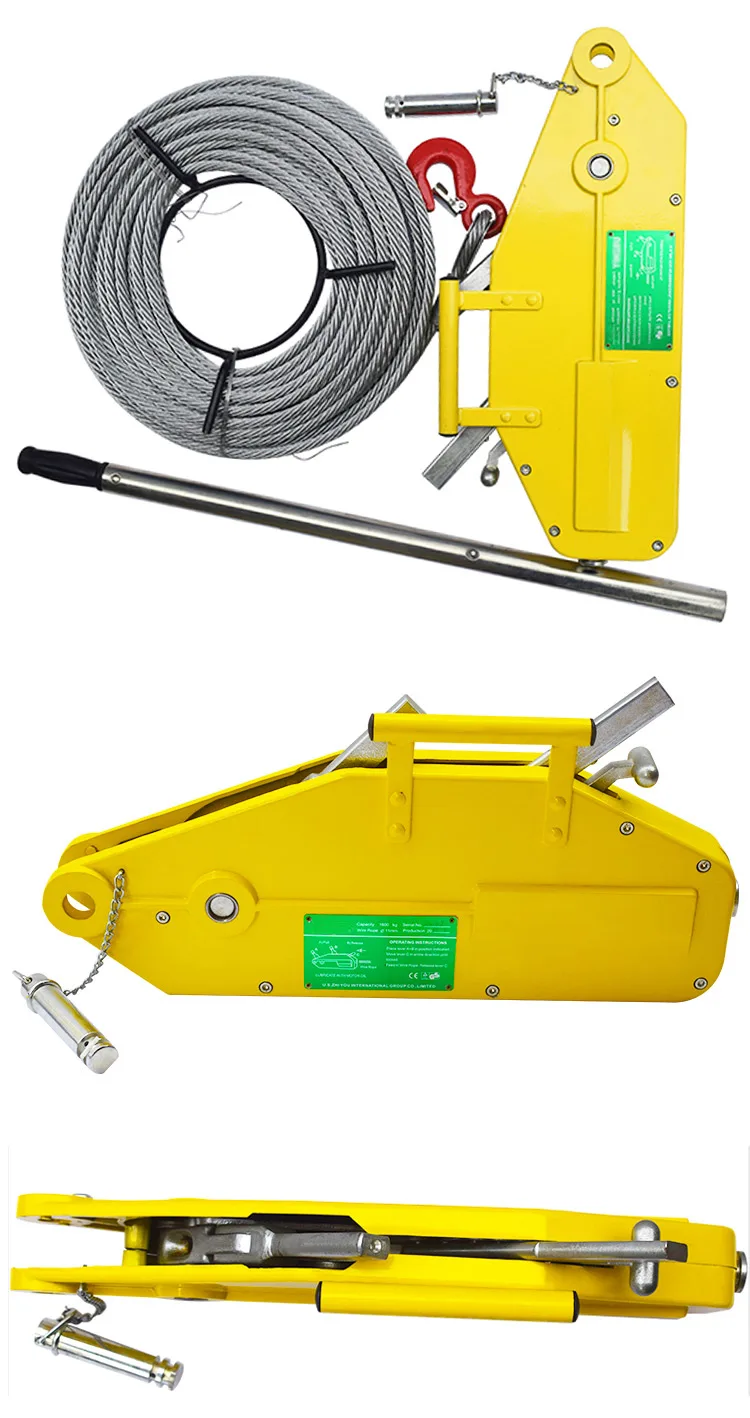 3.2t And 5.4t Tirfor Wire Rope Manual Hand Puller Winch Buy 800kg