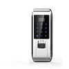 Outdoor Digital Security Electronic Keyless Double Sided Rfid Wireless Smart Biometric Sliding Glass Fingerprint Door Lock