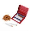 70mm red metal hand manual custom DIY price tobacco smoke cigarette rolled making filling rolling roller machine box