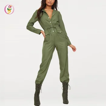 military green jumpsuit