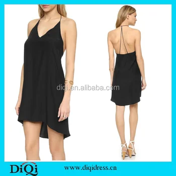 low cut cocktail dress