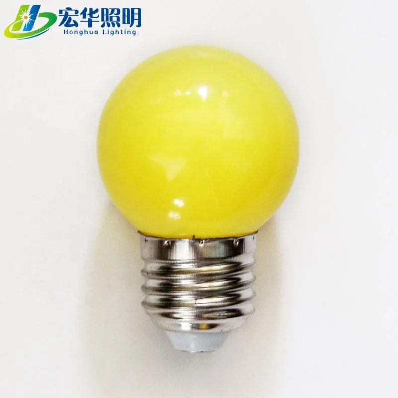 G45 E27 multi color globe shape lamp mini LED festoon light bulb
