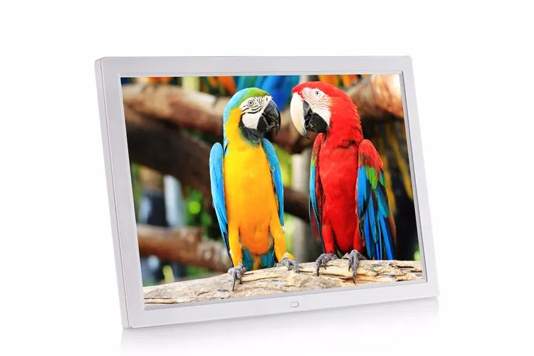 Full Hd 1080p 15 Inch Digital Photo Frame With Multimedia Function For